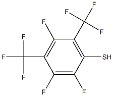 2,3,5-TRIFLUORO-4,6-BIS(TRIFLUOROMETHYL)BENZENETHIOL Structure