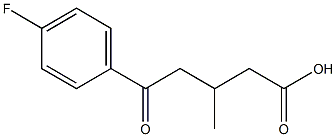 5-(4-FLUOROPHENYL)-3-METHYL-5-OXOVALERIC ACID 95% 구조식 이미지