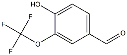 4-HYDROXY-3-(TRIFLUOROMETHOXY)BENZALDEHYDE 97% Structure