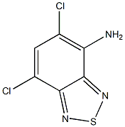 4-AMINO-5,7-DICHLORO-2,1,3-BENZOTHIADIAZOL Structure