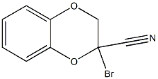 2-BROMO-2,3-DIHYDRO-1,4-BENZODIOXANE-2-CARBONITRILE Structure