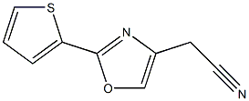 (2-THIEN-2-YL-1,3-OXAZOL-4-YL)ACETONITRILE Structure