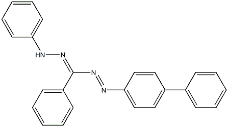 1,5-DIPHENYL-3-(P-DIPHENYL)FORMAZAN Structure
