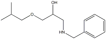 1-Benzylamino-3-isobutoxy-propan-2-ol Structure