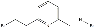 2-(2-Bromoethyl)-6-methylpyridine HBr Structure