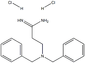 3-Dibenzylamino-propionamidine 2HCl Structure