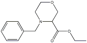 Ethyl 4-benzyl-3-morpholinecarboxylate Structure