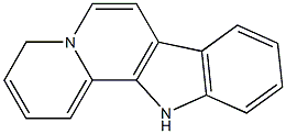 4,12-DIHYDROINDOLO[2,3-A]QUINOLIZINE Structure