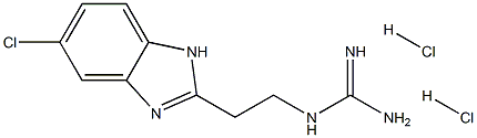 1-(2-(5-CHLORO-1H-BENZO[D]IMIDAZOL-2-YL)ETHYL)GUANIDINE DIHYDROCHLORIDE Structure