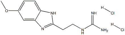 1-(2-(5-METHOXY-1H-BENZO[D]IMIDAZOL-2-YL)ETHYL)GUANIDINE DIHYDROCHLORIDE Structure