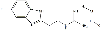 1-(2-(5-FLUORO-1H-BENZO[D]IMIDAZOL-2-YL)ETHYL)GUANIDINE DIHYDROCHLORIDE Structure