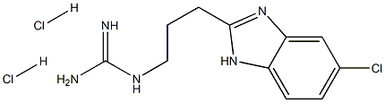 1-(3-(5-CHLORO-1H-BENZO[D]IMIDAZOL-2-YL)PROPYL)GUANIDINE DIHYDROCHLORIDE 구조식 이미지