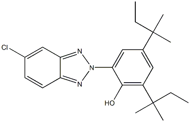 2-(5-CHLORO-2H-BENZO[D][1,2,3]TRIAZOL-2-YL)-4,6-DI-TERT-PENTYLPHENOL Structure