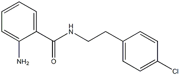 2-AMINO N-( 4-CHLORO PHENETHYL)BENZAMIDE Structure