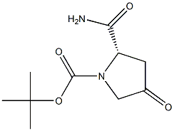 N-BOC-4-OXO-L-PROLINAMIDE Structure