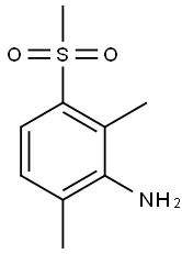 2,6-dimethyl-3-(methylsulfonyl)benzenamine 구조식 이미지