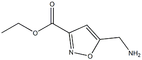 ethyl 5-aminomethylisoxazole-3-carboxylate 구조식 이미지