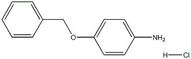 4-(phenylmethoxy)benzenamine hydrochloride 구조식 이미지