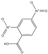 2,4-DINITROBENZIOC ACID 구조식 이미지