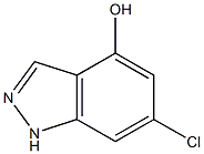 6-CHLORO-4-HYDROXYINDAZOLE Structure