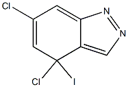 4,6-DICHLORO-4-IODOINDAZOLE Structure