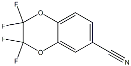 6-CYANO-2,2,3,3-TETRAFLUORO-1,4-BENZODIOXANE 구조식 이미지