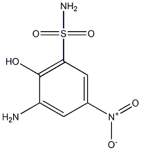 2-AMINO-4-NITROPHENOL-6-SULFONAMIDE Structure