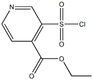 ETHYL 3-CHLOROSULFONYLPYRIDINE-4-CARBOXYLATE Structure
