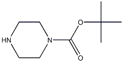 1-T-Butoxycarbonyl Piperazine Structure