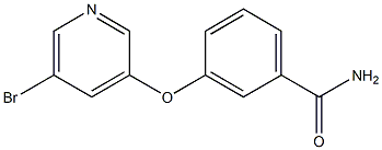 3-(5-BROMO-PYRIDIN-3-YLOXY)BENZAMIDE 구조식 이미지