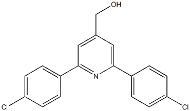 (2,6-bis(4-chlorophenyl)pyridin-4-yl)methanol 구조식 이미지