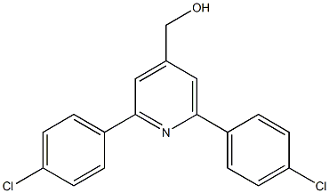 (2,6-bis(4-chlorophenyl)pyridin-4-yl)methanol Structure