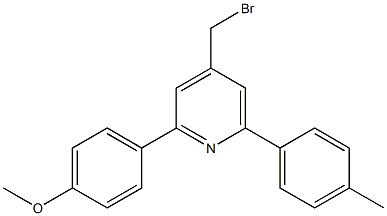 4-(bromomethyl)-2-(4-methoxyphenyl)-6-p-tolylpyridine Structure