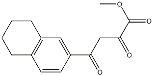 Methyl 4-(1,2,3,4-tetrahydronaphthalen-6-yl)-2,4-dioxobutanoate 구조식 이미지