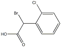 A-BROMO-O-CHLOROPHENYLACETIC ACID 구조식 이미지