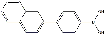 4-(naphthalene-2-yl)phenylboronic acid 구조식 이미지