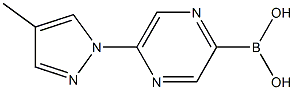 5-(4-METHYL-1H-PYRAZOL-1-YL)PYRAZINE-2-BORONIC ACID Structure