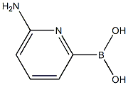 6-AMINOPYRIDINE-2-BORONIC ACID Structure