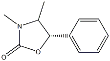 (S)-3,4-DIMETHYL-5-PHENYL-OXAZOLIDIN-2-ONE 구조식 이미지