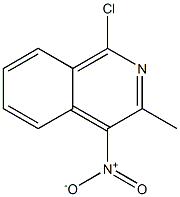 1-CHLORO-3-METHYL-4-NITROISOQUINOLINE 구조식 이미지