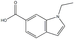 1-ETHYL-1H-INDOLE-6-CARBOXYLIC ACID Structure