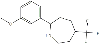 2-(3-METHOXYPHENYL)-5-(TRIFLUOROMETHYL)AZEPANE Structure