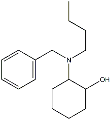 2-[BENZYL(BUTYL)AMINO]CYCLOHEXANOL 구조식 이미지