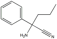 2-AMINO-2-PHENYLPENTANENITRILE 구조식 이미지