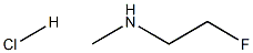2-FLUORO-N-METHYLETHANAMINE HYDROCHLORIDE 구조식 이미지