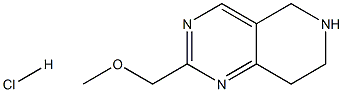 2-METHOXYMETHYL-5,6,7,8-TETRAHYDRO-PYRIDO[4,3-D]PYRIMIDINE HYDRO CHLORIDE Structure