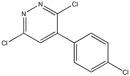 3,6-DICHLORO-4-(4-CHLOROPHENYL)PYRIDAZINE Structure