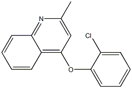 4-(2-CHLORO-PHENOXY)-2-METHYL-QUINOLINE Structure