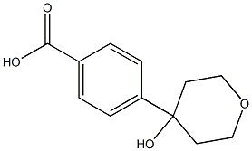 4-(4-HYDROXYTETRAHYDRO-2H-PYRAN-4-YL)BENZOIC ACID Structure