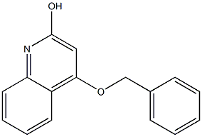 4-BENZYLOXY-QUINOLIN-2-OL 구조식 이미지